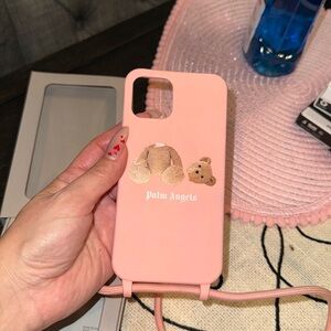 Authentic palm angles lanyard phone case